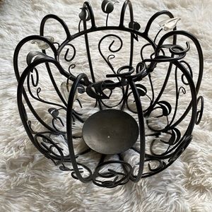 Iron candleholder Home accent decor